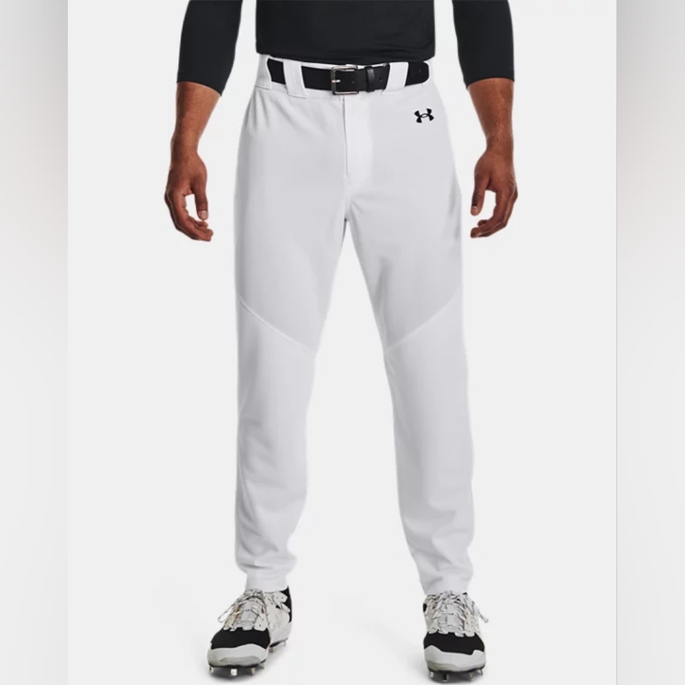 Under Armour Men's White Athletic baseball Pants